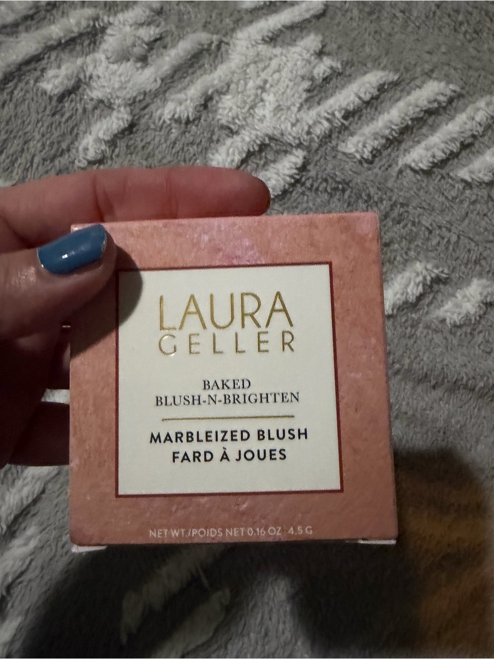 Laura Geller Marbleized Baked Blush - Peachy Pink